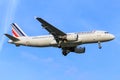 Air France Airbus A320 landing