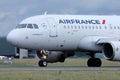 Air France Airbus A350 departure to destiantion Royalty Free Stock Photo