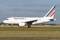 Air France Airbus A318-100 Royalty Free Stock Photo