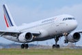 Air France Airbus landing, Paris CDG