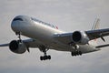 Air France Airbus A350-900 XWB Close Up View Royalty Free Stock Photo