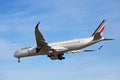 Air France Airbus A350-900 XWB Landing At Toronto Royalty Free Stock Photo