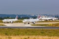 Air France airplanes at Paris Orly airport in France