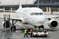 Air France airplanes are seen on Charles de Gaulle International