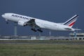 Air France Boeing 777 departure to destiantion Royalty Free Stock Photo