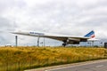 Air France Concorde airplane at Paris Charles de Gaulle airport in France