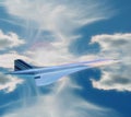 Air France Concorde Royalty Free Stock Photo