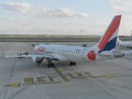 Air France Embraer 190-100LR taxiing in Paris Royalty Free Stock Photo