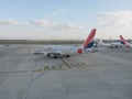 Air France Embraer 190-100LR taxiing in Paris Royalty Free Stock Photo