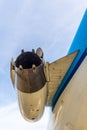 Air France KLM Fokker 100 engine exhaust