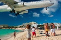 Air France Plane Landing in St. Maarteen