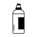 Air freshener Half Glyph Style vector icon which can easily modify or edit