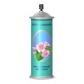 Air freshener icon cartoon vector. Aerosol spray