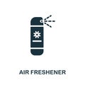 Air Freshener icon. Monochrome sign from cleaning collection. Creative Air Freshener icon illustration for web design