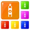 Air freshener icons set vector color