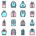 Air freshener icons set vector flat