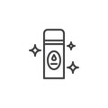 Air freshener outline icon