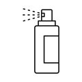 Air freshener Outline Vector icon which can easily modify or edit