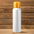 Air freshener spray, empty blank generic product packaging mockup