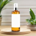 Air freshener spray, empty blank generic product packaging mockup