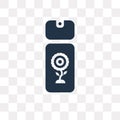 Air freshener vector icon isolated on transparent background, Ai