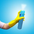 Air freshner in hand Royalty Free Stock Photo