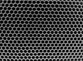 Air Grille on the refrigerating unit background, makes a honeycomb shape