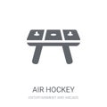 Air hockey icon. Trendy Air hockey logo concept on white background from Entertainment and Arcade collection Royalty Free Stock Photo