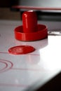 Air hockey table close up Royalty Free Stock Photo