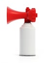 Air horn can isolated on white background. 3D illustration Royalty Free Stock Photo