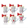 Air horn cartoon designs as a cute angel character Royalty Free Stock Photo