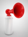 Air horn on white Royalty Free Stock Photo