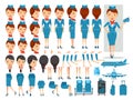 Air hostess Royalty Free Stock Photo