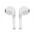 Air icon Headphones Wireless Earphones garniture electronic gadget pod vector illustration