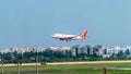 Air India Airbus is getting ready before takeoff Royalty Free Stock Photo