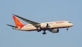 Air India Boeing 787-9 Dreamliner Landing Royalty Free Stock Photo