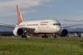 Air india boeing 787 dreamliner Royalty Free Stock Photo