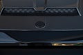 air intake on the hood of an expensive SUV, carbon fiber trim, glossy black surfaces, very expensive Royalty Free Stock Photo