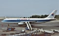 A Air Inter A300 after loading and ready for departure