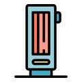 Air ionizer icon color outline vector