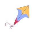 air kite cartoon vector illustration Royalty Free Stock Photo