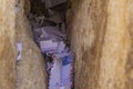 Air mail envelope and notes in the Wailing Wall