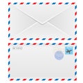 Air mail envelope Royalty Free Stock Photo