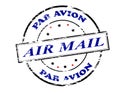 Air mail par avion Royalty Free Stock Photo
