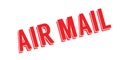 Air Mail rubber stamp Royalty Free Stock Photo