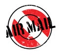 Air Mail rubber stamp Royalty Free Stock Photo