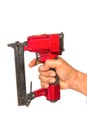 Air Nailer or Nail gun Royalty Free Stock Photo