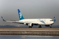 Air New Zealand Boeing 767 on runway