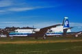 Air New Zealand Fokker F-27 500F CN 10614 . Taken in March 1988 .