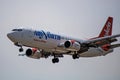 Air North Boeing 737-400 Close Up View Royalty Free Stock Photo